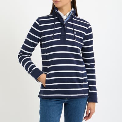 Navy Striped Sweatshirt