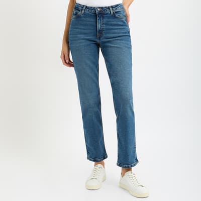 Blue Denim Girlfriend Jeans