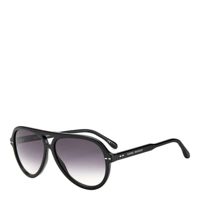 Black Pilot Sunglasses 59mm