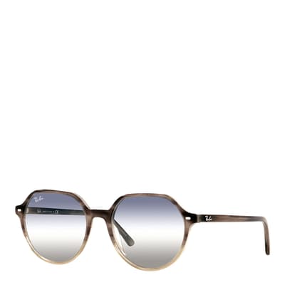 Gradient Brown Havana Thalia Sunglasses 55mm