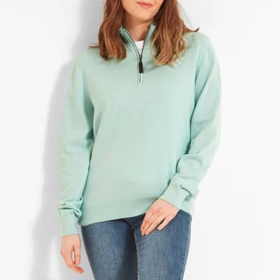 Mint Polperro Cotton Sweatshirt