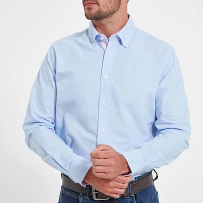 Blue Holt Oxford Cotton Shirt