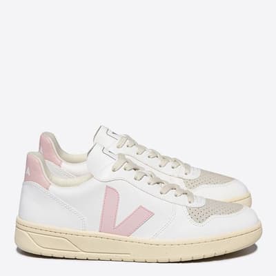 Women's White Petal V-10 Trainers