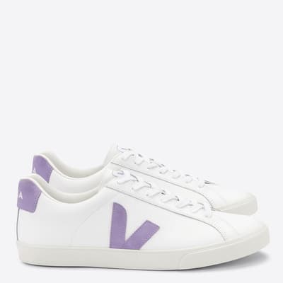 Women's White Lavender Esplar Trainers