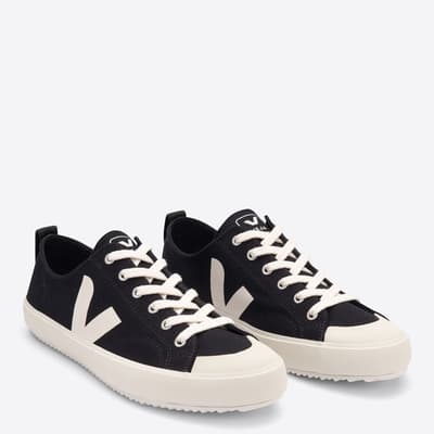 Men's Black Nova Canvas Trainers