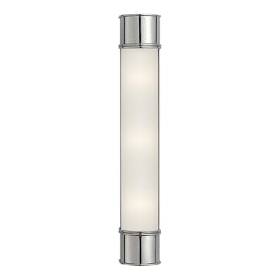 Oxford 24" Bath Sconce in Chrome with Frosted Glass