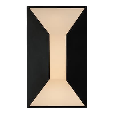 Stretto 8" Sconce in Bronze with Frosted Glass