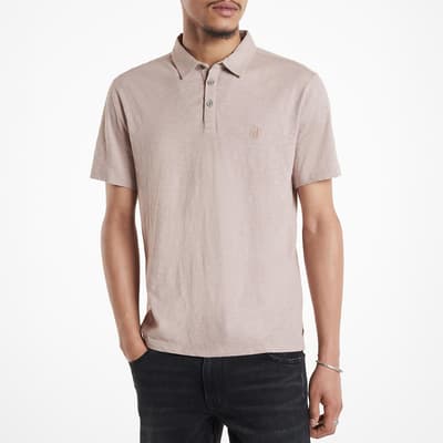 Beige Victor Cotton Polo Shirt