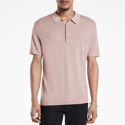 Pink Chatham Regular Fit Merino Wool Polo Shirt