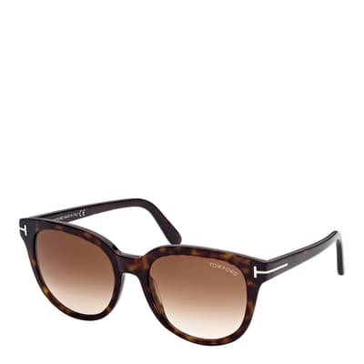 Women's Brown Tom Ford Olivia Sunglasses 54mm