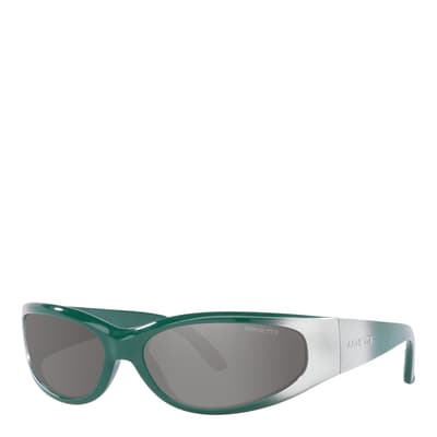 Green Grad Metal Silver Catfish Sunglasses