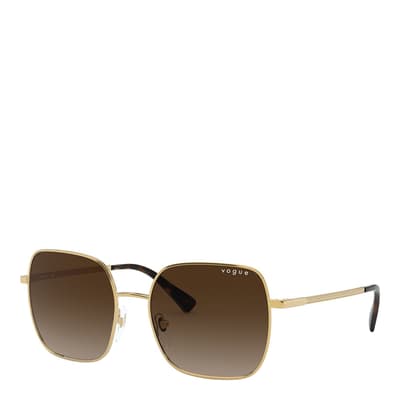 Gold Square Sunglasses