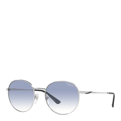 Silver Round Sunglasses