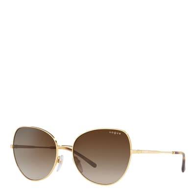 Gold Cat Eye Sunglasses