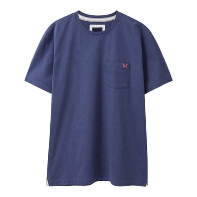 Navy Cotton Pocket T-Shirt