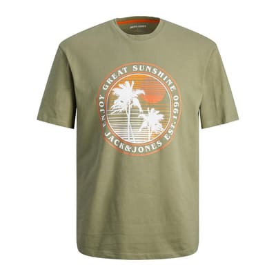 Khaki Sunshine Cotton T-Shirt