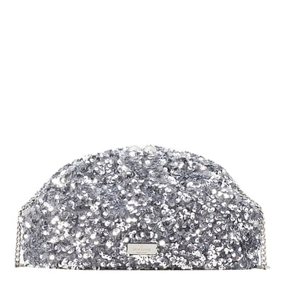 Scrunchy Sequin Fabric Convertible Clutch