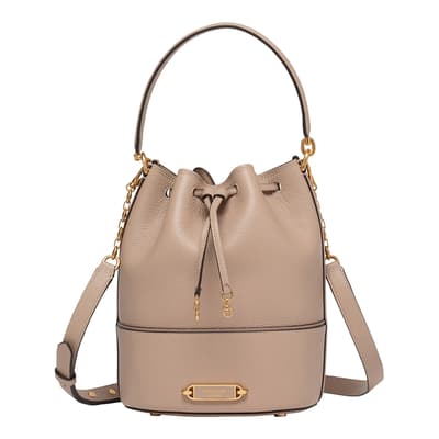 Gramercy Pebbled Leather Medium Bucket Bag