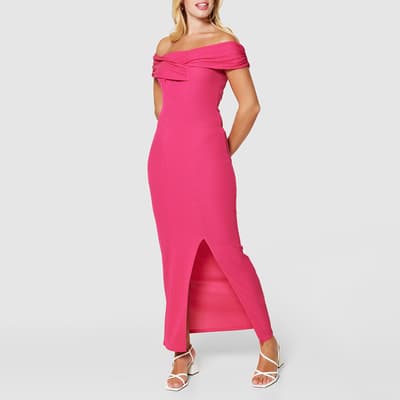  Pink Bodycon Maxi Dress