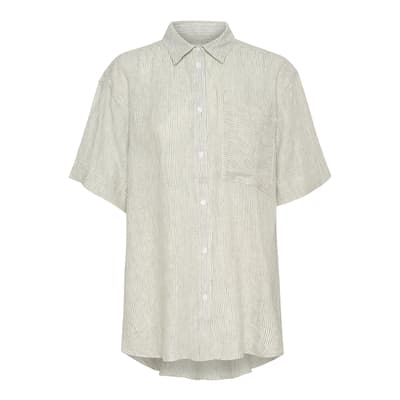 Green Linen Shirt