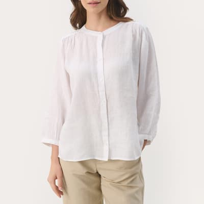 White Persilles Linen Shirt