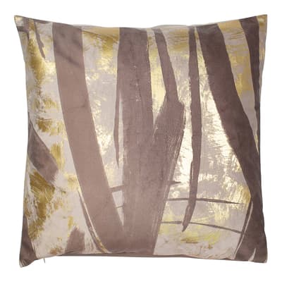 Abstract Taupe Gold Design 50 X 50
