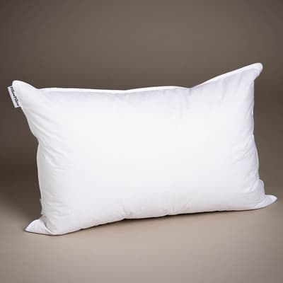 White Duck Down & Feather Pillow, Soft