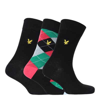 Multi 3 Pack Formal Socks