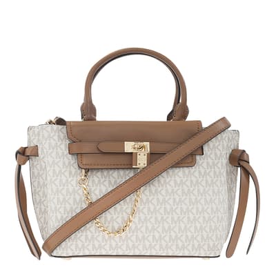 Vanilla, Acorn Hamilton Legacy Satchel Bag