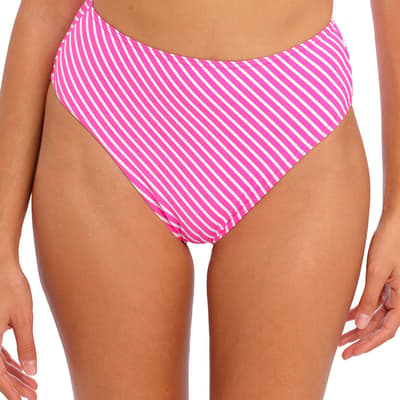 Pink Jewel Cove High Waist Bikini Brief