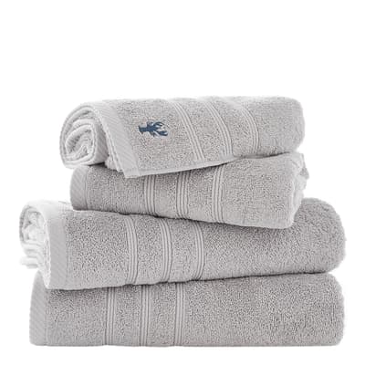 Kaleidoscope Bath Towel, Silver