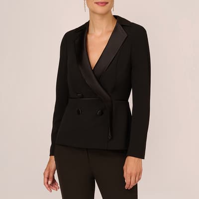 CREPE TUXEDO TOP