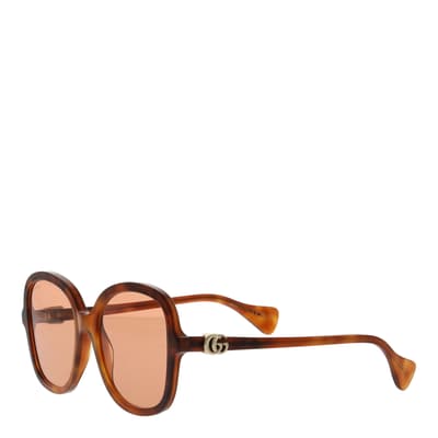 Women's Brown Gucci Sunglasses 56mm