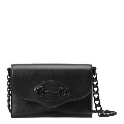 Gucci Black Mini Horsebit 1955 Shoulder Bag