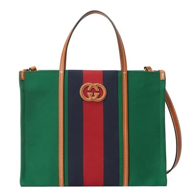 Gucci Green Interlocking G Tote Bag