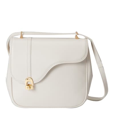 Gucci White Ride Leather Handbag