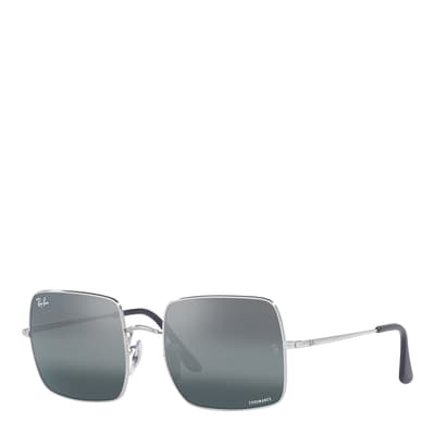 Silver Square Sunglasses 54mm