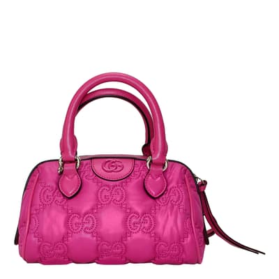 Gucci Pink Matelassé Quilted Bag