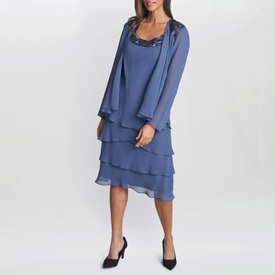 Blue Leigh Jacket Dress