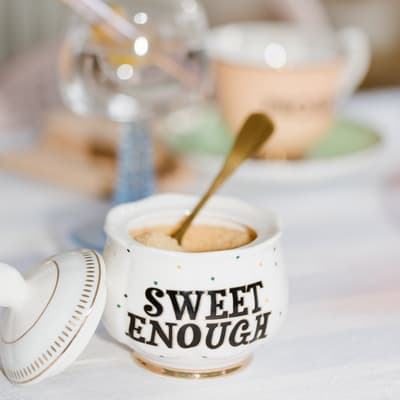 Sweet Enough Sugar Bowl with Lid in Giftbox