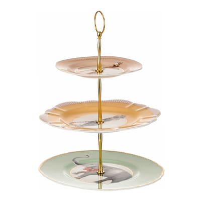 Animal 3 Tier Cake Stand in Gift Box