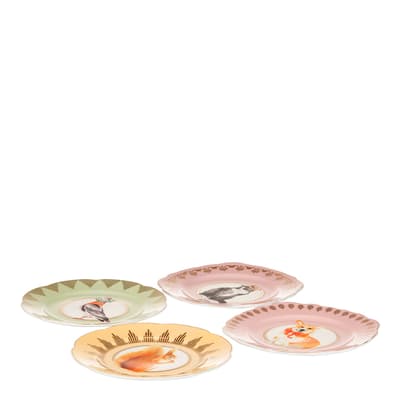 Set of 4 Best of British Tea Plates in Gift Box