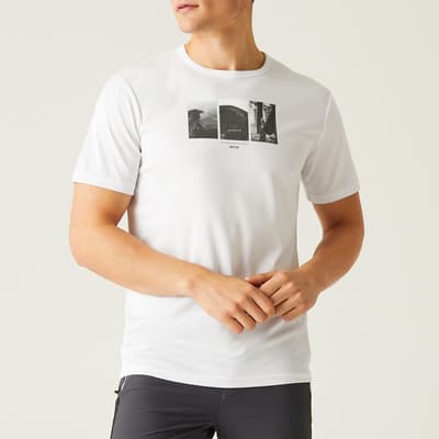 White Fingal Printed T-Shirt