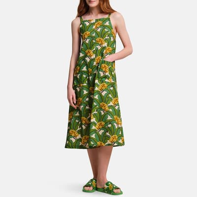 Green Orla Kiely Cotton Dress