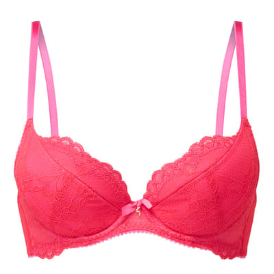 Rose Red Superboost Lace Plunge Bra