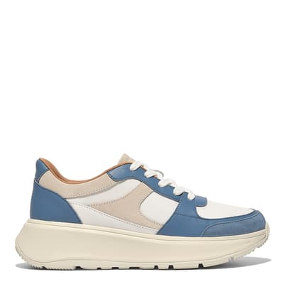 Blue Knit F-Mode Flatform Trainers