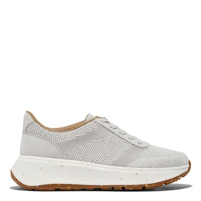 Grey Knit F-Mode Flatform Trainers