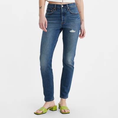 Mid Blue 501® Skinny Stretch Jeans