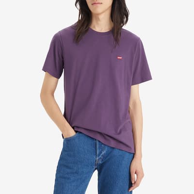 Purple Classic Cotton T-Shirt