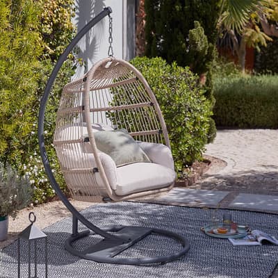 Bondi Hanging Egg Chair, Natural